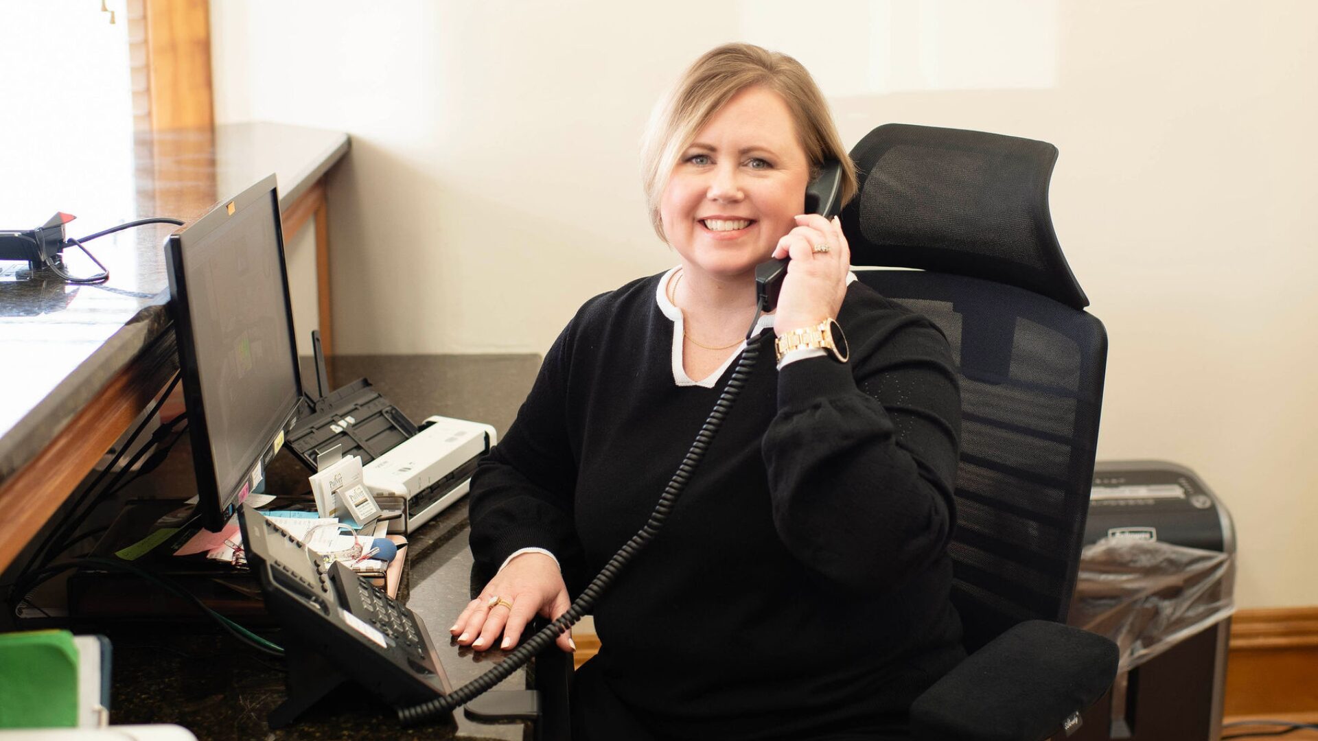 front desk